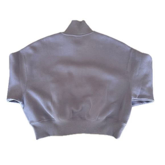 Women's SZ Extra Small Nike Fleece Oversized 1/2 Zip Sweatshirt DQ5767-519 NWOT - Picture 2 of 4